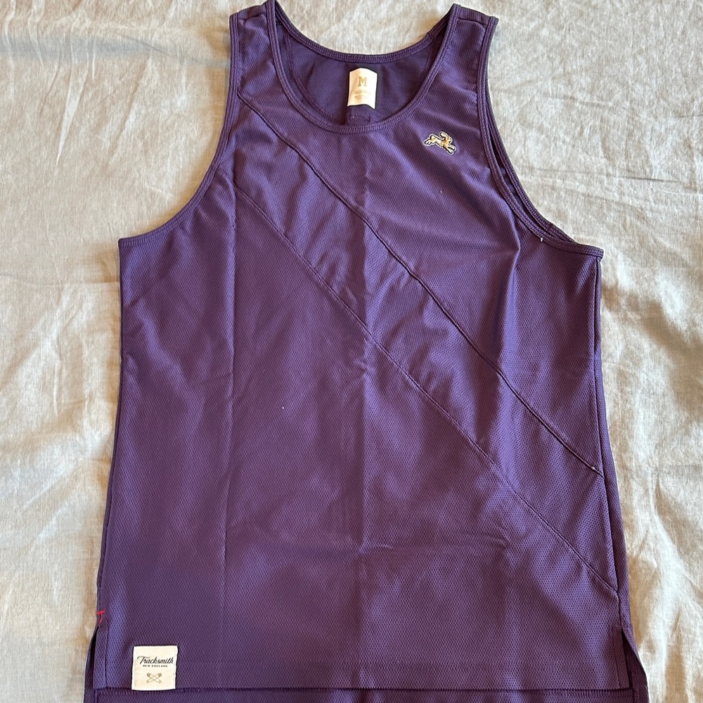 Tracksmith Purple Van Cortlandt Singlet